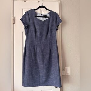 EUC Connected Denim-like Midi Dress